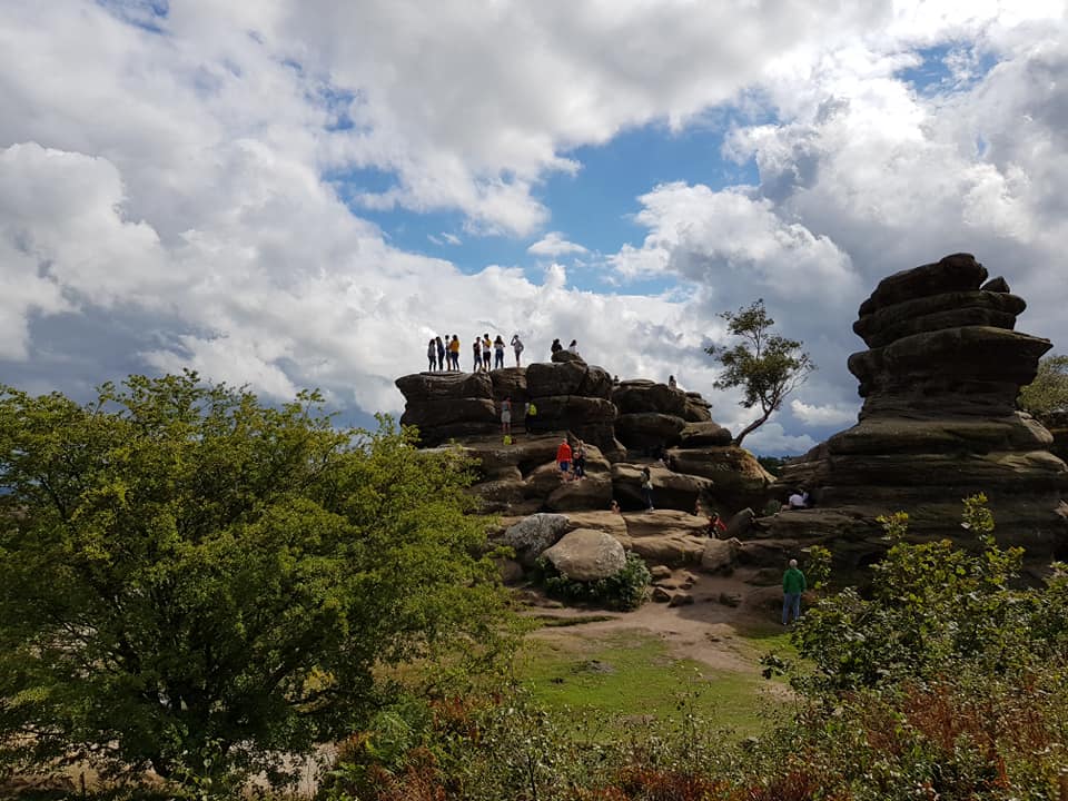 York Tutors Students on a day out at Brimham Rocks